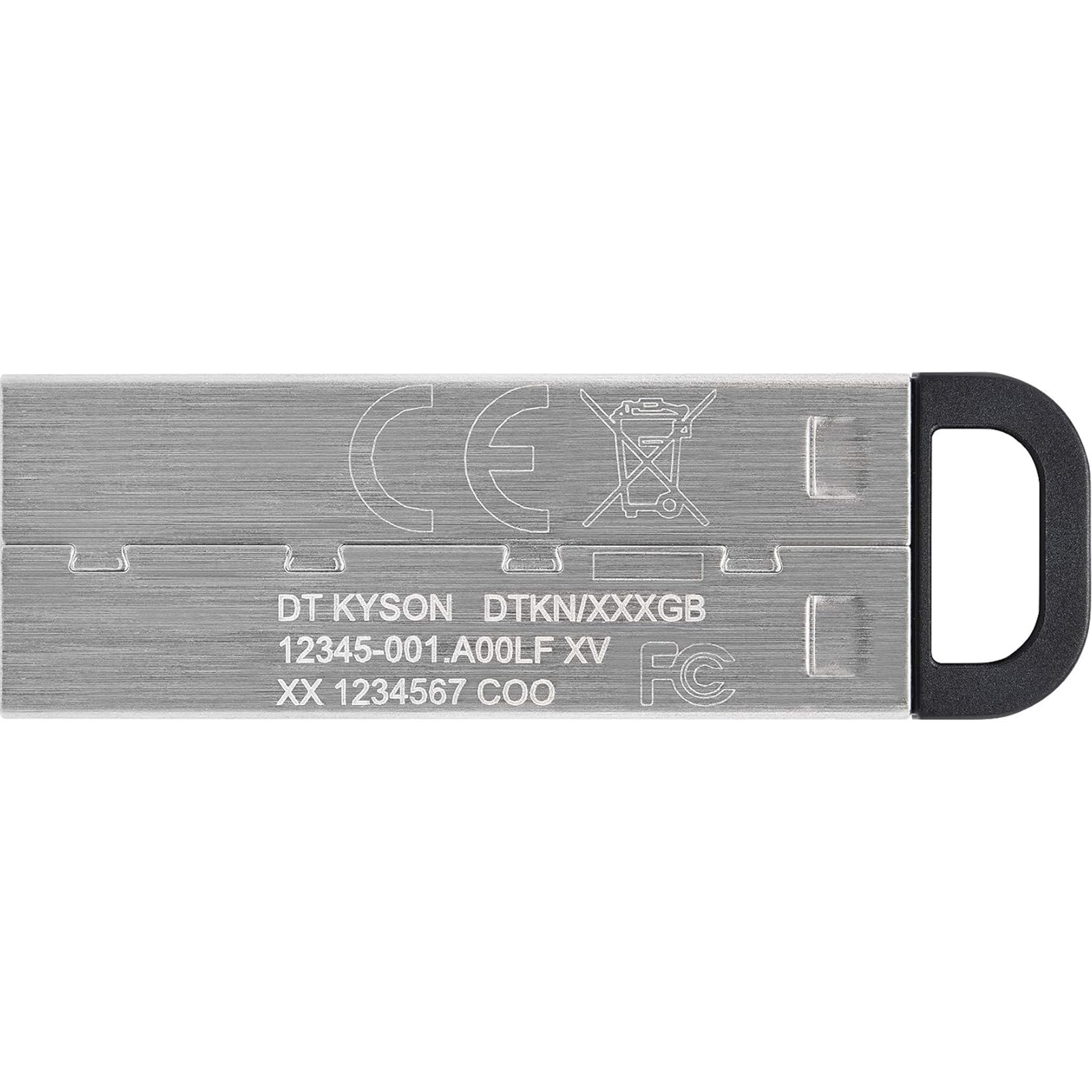 Kingston DataTraveler DTKN/512GB Kyson USB flash drive, 512 GB, USB 3.2 Gen 1 , Capless, Metal