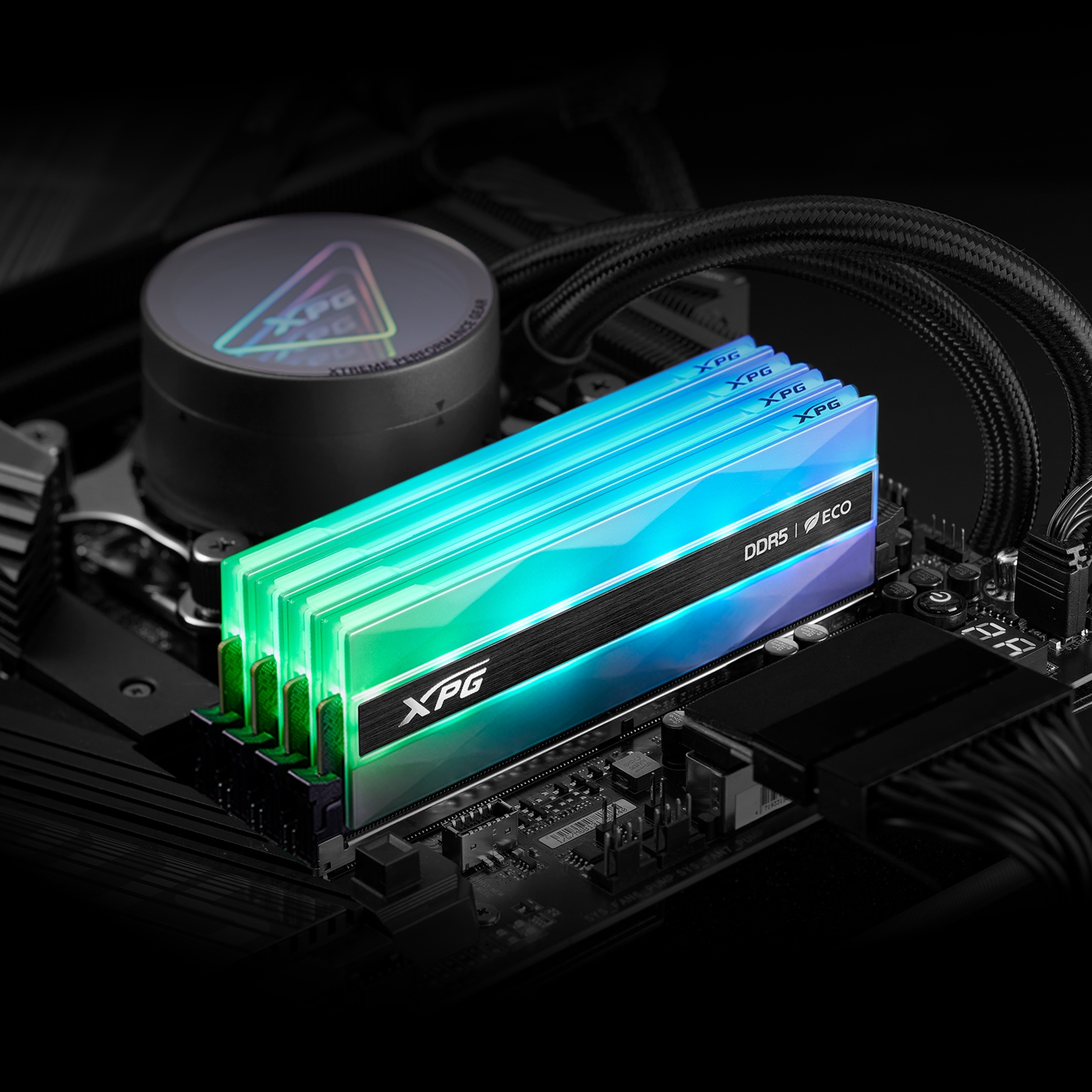 Adata LANCER NEON AX5U6400C3216G-DCLANRSG U-DIMM DDR5 System Memory, 6400MHz, 32GB, (2 x 16GB) CL32, 1.4v, Retail, Silver RGB , Using Eco-Friendly Material