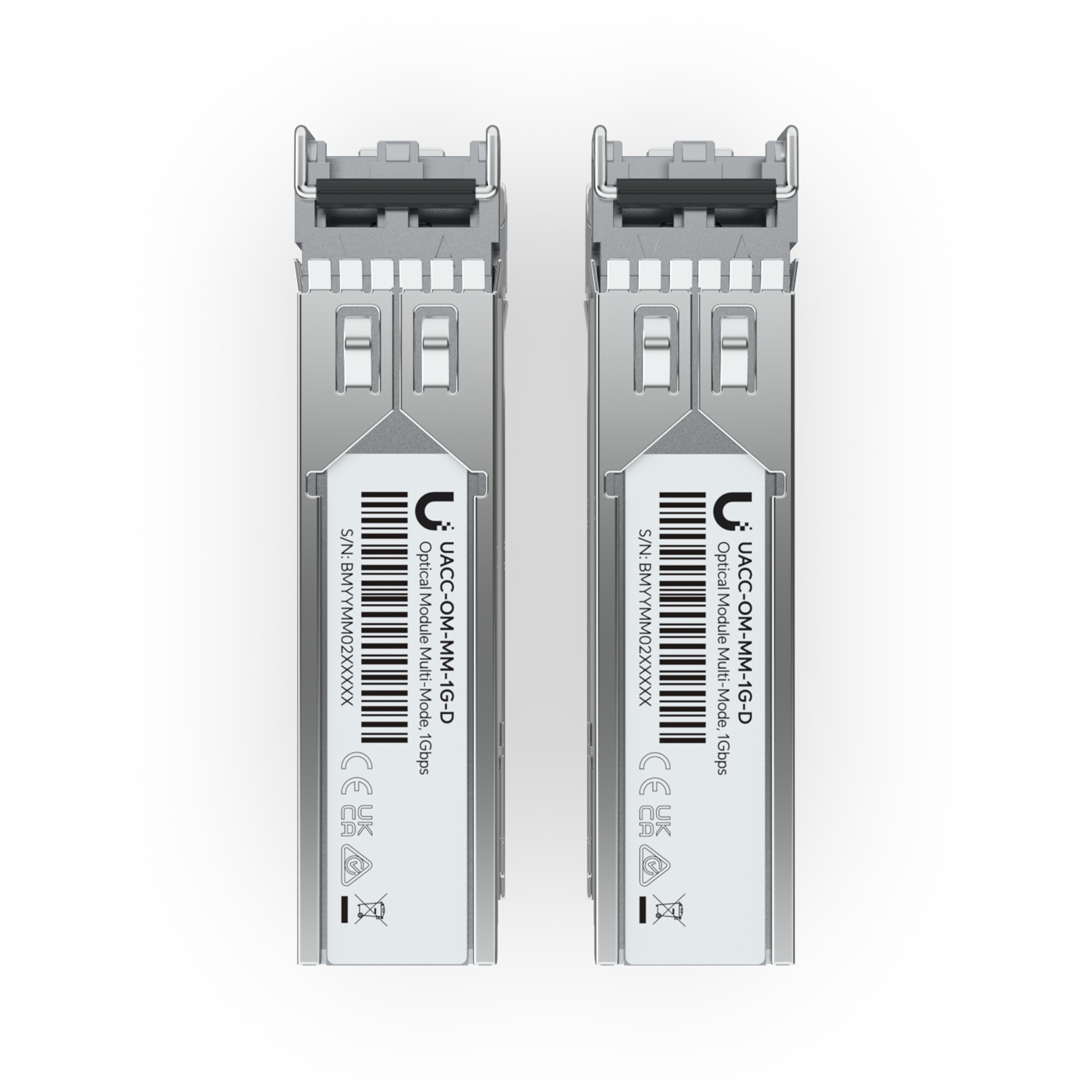 Ubiquiti UACC-OM-MM-1G-D-2 (2-Pack) 1G Multi-Mode Optical SFP Module