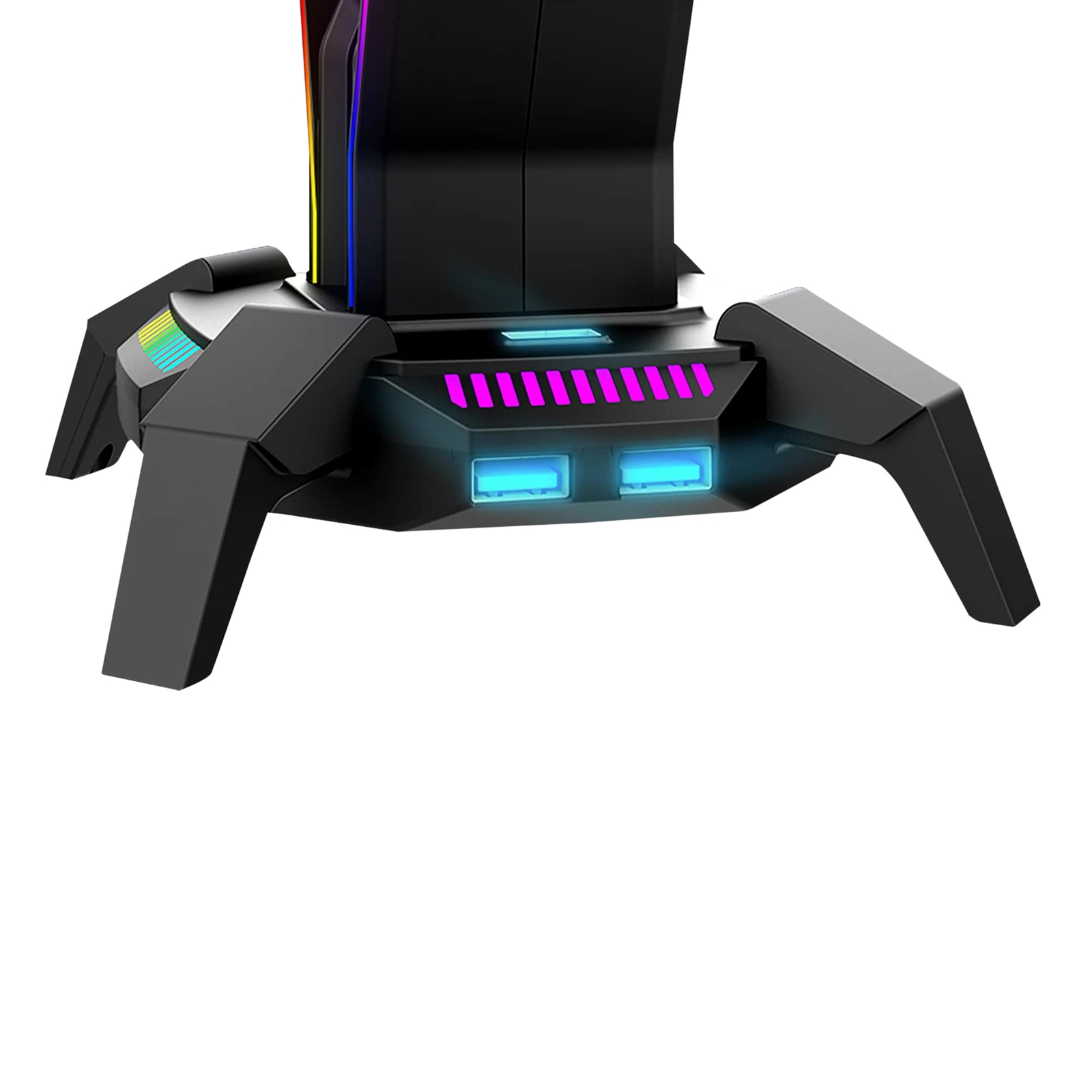 Marvo Scorpion HZ-10 Kobe 30 USB RGB Gaming Headset Stand and Hub (Black)