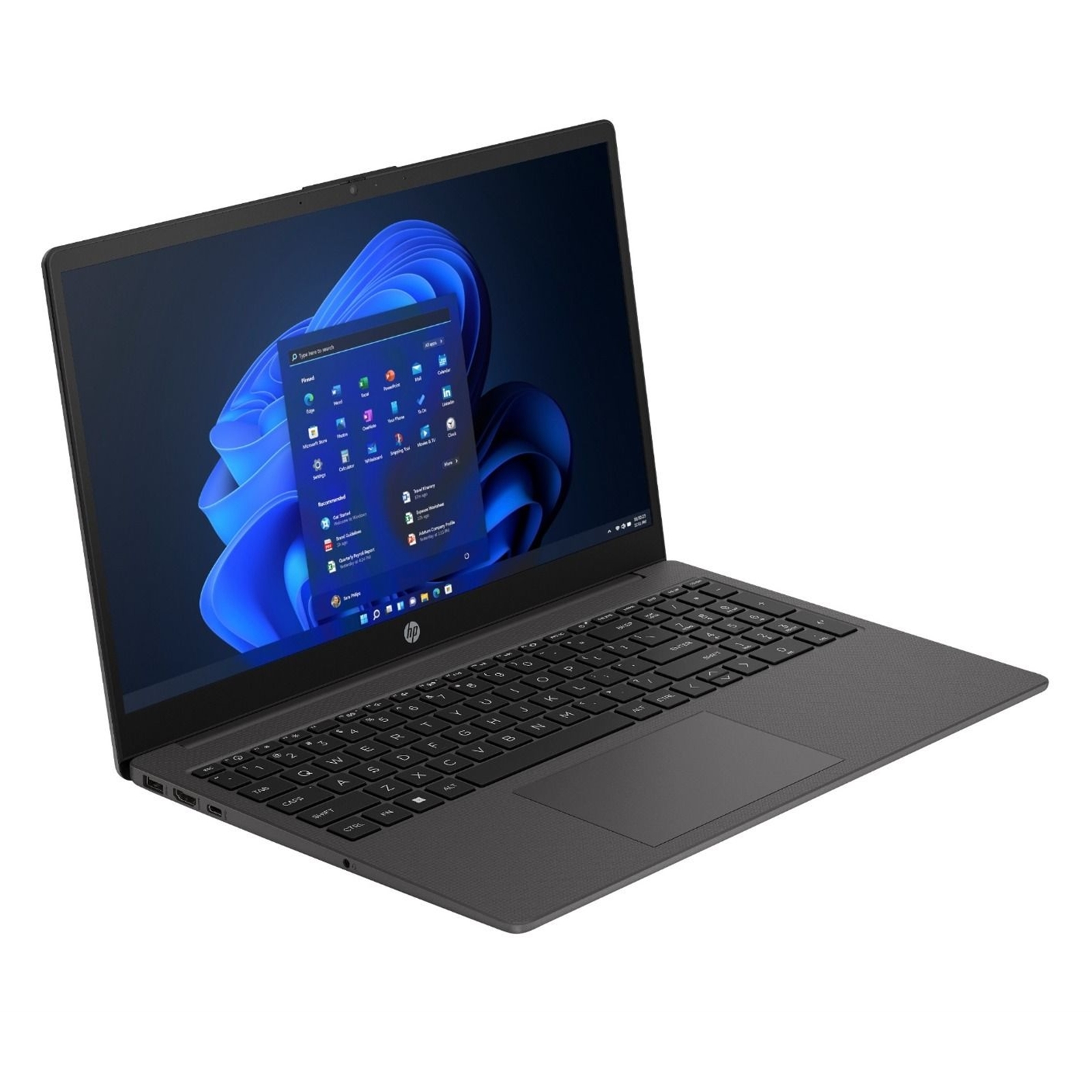 HP 255 G10 B39RBAT#ABU Laptop, 15.6 Inch Full HD 1080p Screen, AMD Ryzen 3 7330U, 8GB RAM, 256GB SSD, AMD Radeon, Windows 11 Home