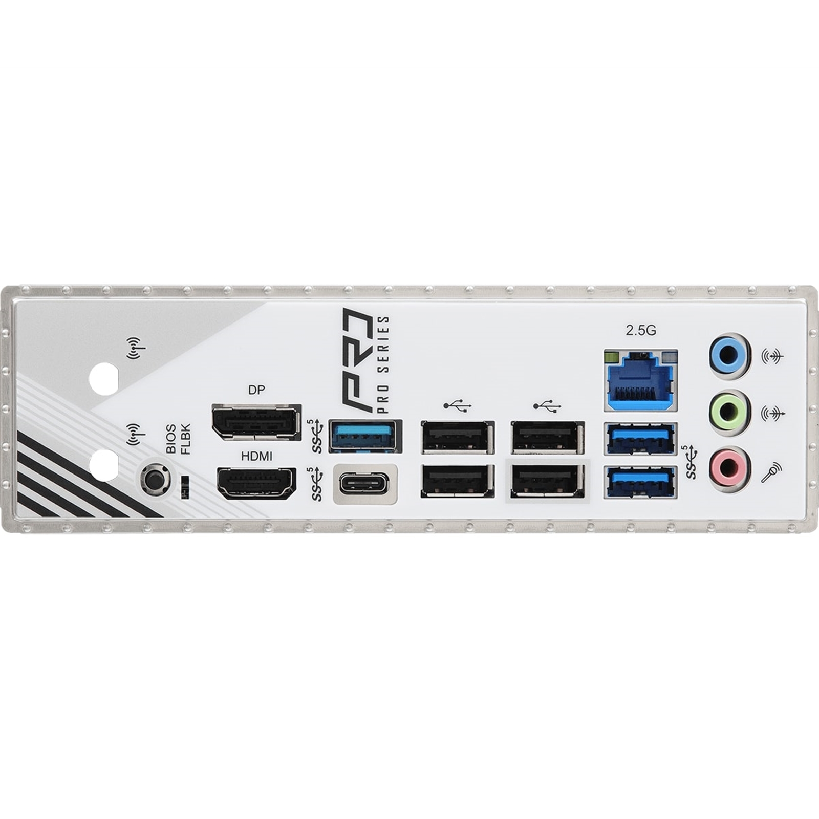 ASRock A620AM PRO RS AMD AM5 Socket Motherboard, Micro-ATX, 4x DDR5 Slots, 3x M.2 Sockets, 2.5GbE LAN, 1x HDMI Port / 1x DisplayPort