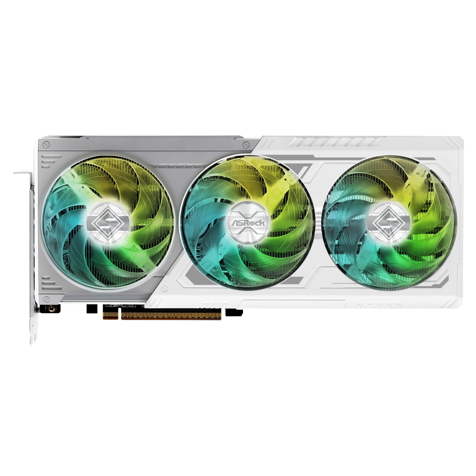 ASRock AMD Radeon RX 9070 XT Steel Legend 16GB GDDR6 Graphics Card, 4096 Streams, 2970 MHz Boost Clock, Triple Fan, 3x DisplayPorts / 1x HDMI Port