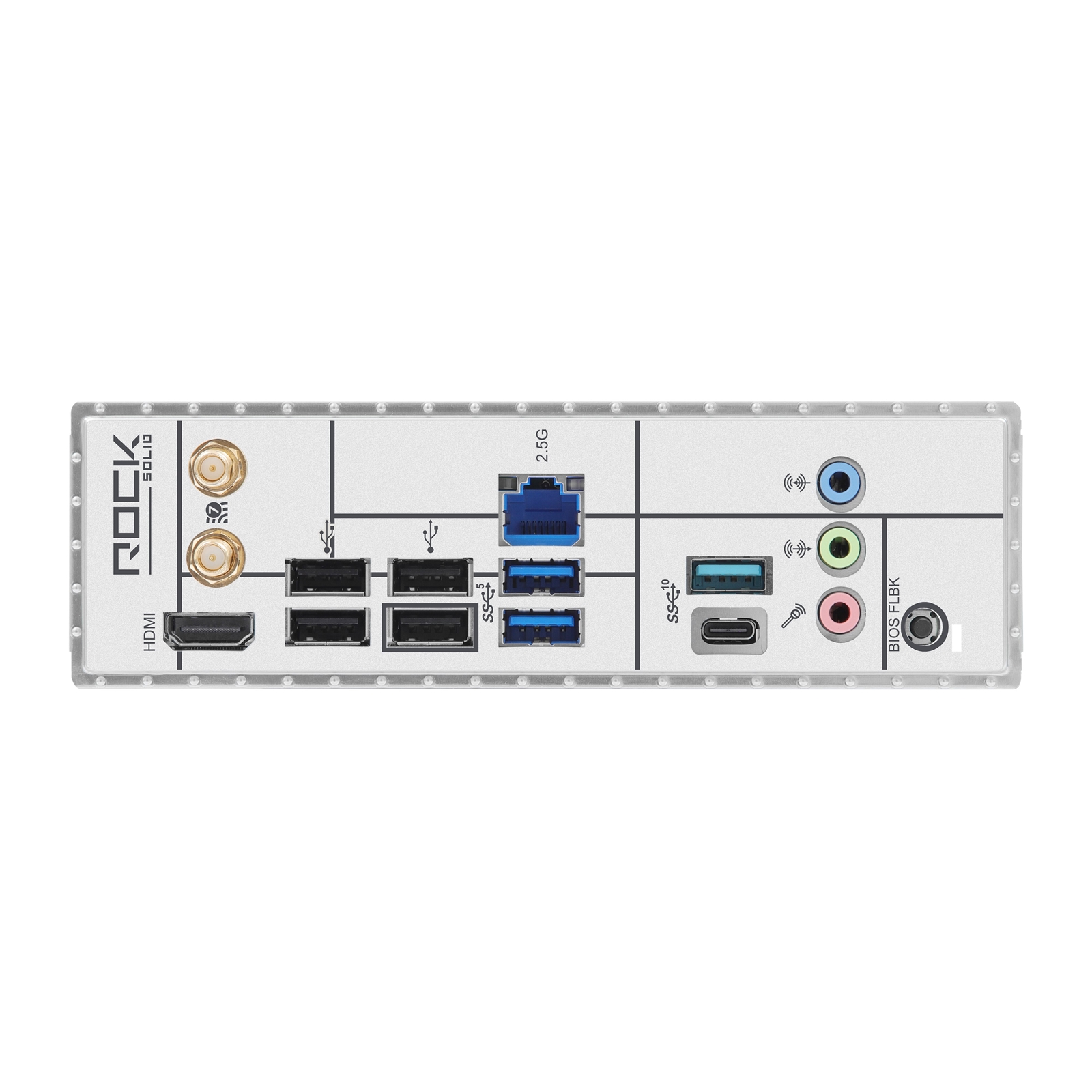 ASRock B850 Rock WiFi 7 AMD AM5 Socket Motherboard, ATX, 4x DDR5 Slots, 2x M.2 Sockets, Fitted I/O Shield, 2.5GbE LAN, Wi-Fi 7, 1x HDMI Port