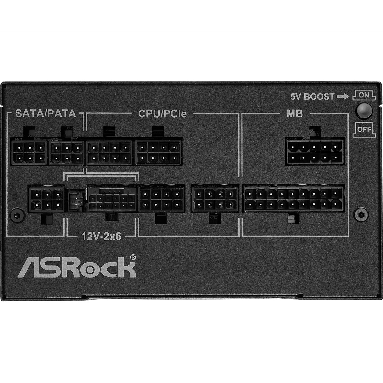 ASRock Phantom Gaming PG-750G 750W ATX Power Supply Unit, 80 Plus Gold Certified, 120mm Silent Cooling Fan, High Efficiency PSU