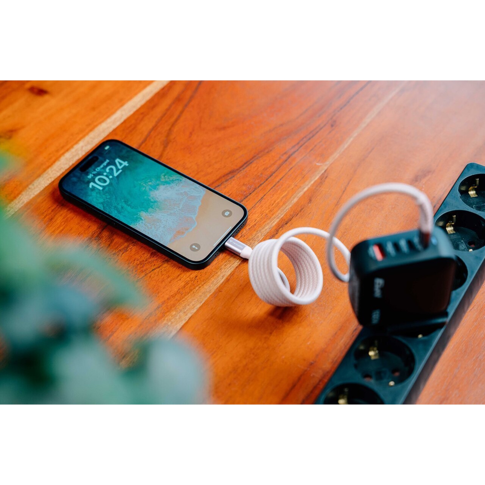 Verbatim Sync & Charge USB-C to USB-C 60W Magnetic Cable 120cm Grey, Supports PD 3.0 and QC 3.0