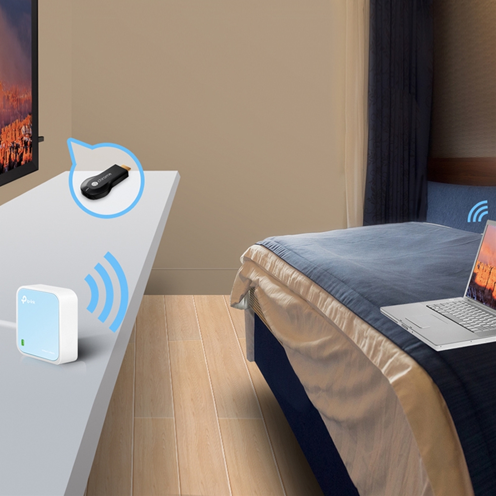 TP-Link TL-WR802N N300 Nano Pocket Travel Router/AP