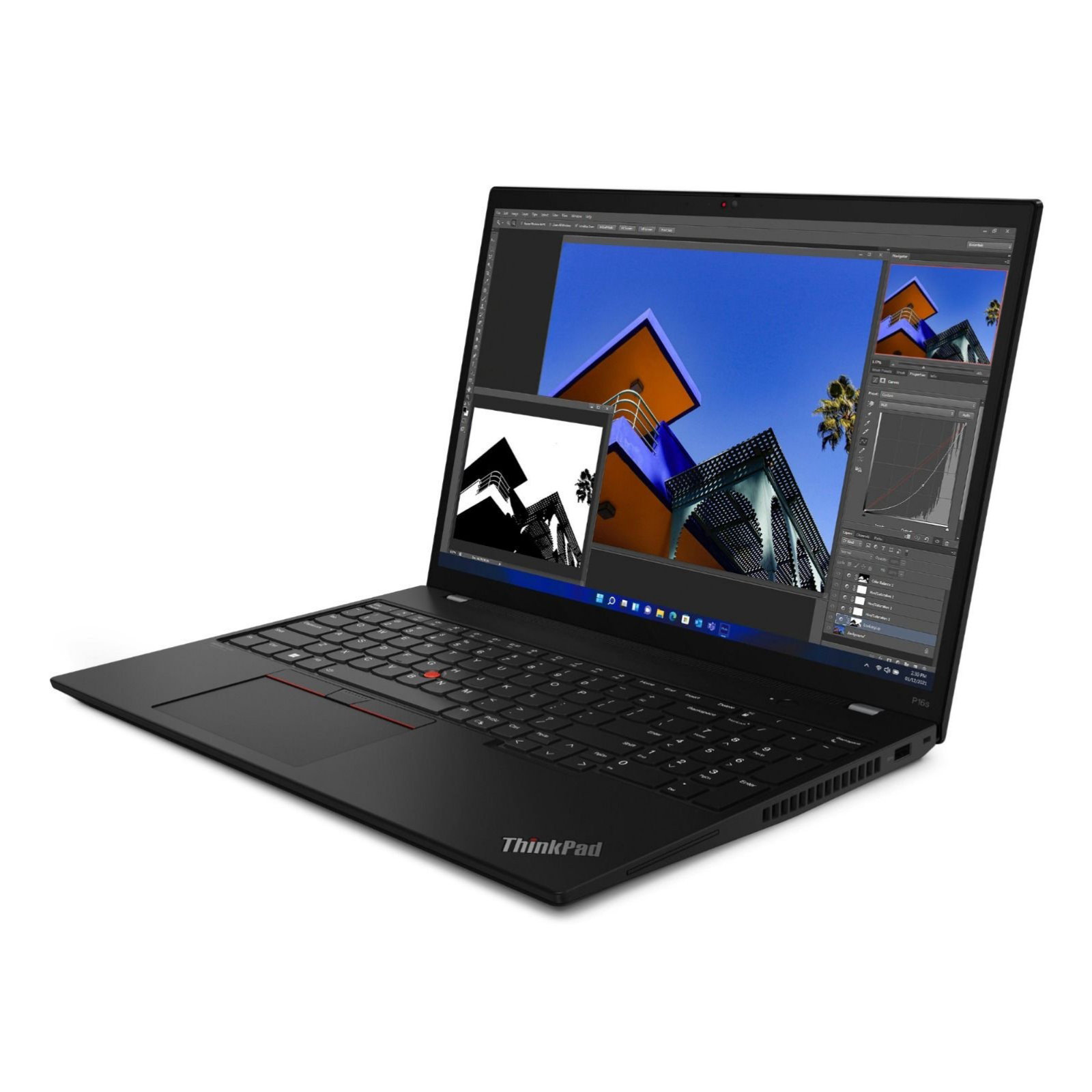 Lenovo ThinkPad P16s Laptop, 16 Inch WUXGA 1920x1200 IPS Screen, Intel Core i7-1360P Processor, 16GB RAM, 256GB SSD, NVIDIA RTX A500 Graphics, Windows 11 Pro with 3 Year Warranty