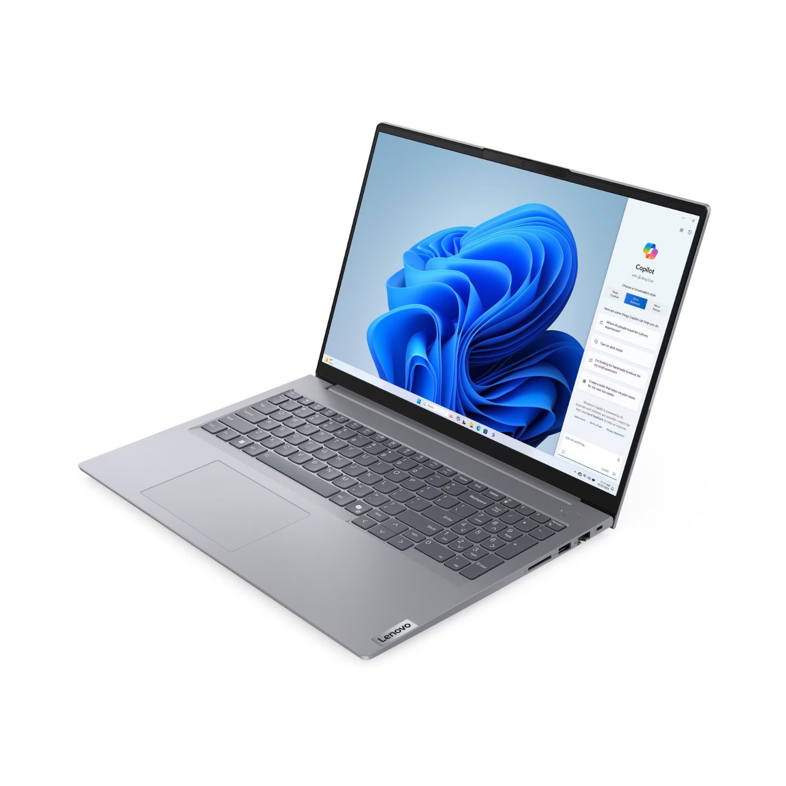 Lenovo ThinkBook 16 G7 Laptop, 16 Inch WUXGA 1920x1200 IPS Screen, AMD Ryzen 5 7535HS, 16GB RAM, 256GB SSD, AMD Radeon 660M Graphics, Windows 11 Pro
