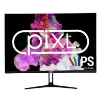 Pixl Px24ivh 24 Inch Frameless Monitor, Widescreen Ips Lcd Panel, 5ms Response Time, 75hz Refresh Rate, Full Hd 1920 X 1200, 16:10 Aspect Ratio, Vga / Hdmi, 16.7 Million Colour Support, Black Finish Px24ivh - Tgt01