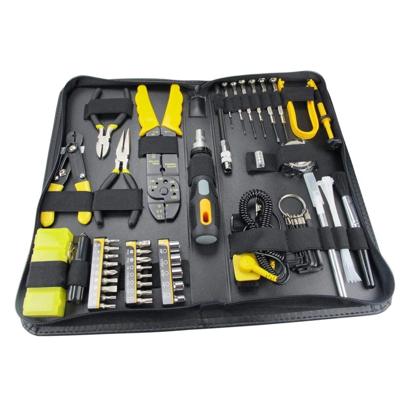 (image for) Sprotek 58 Piece Computer & Electronics Repair Tool Kit In A Case, All Tools Are Fully Demagnetized To Protect Your Computers Hard Drive Or Magnetic Media From Damage.