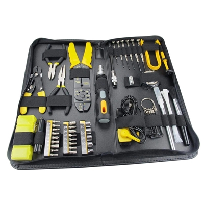 Sprotek 58 Piece Computer &amp; Electronics Repair Tool Kit In A Case, All Tools Are Fully Demagnetized To Protect Your Computers Hard Drive Or Magnetic Media From Damage.