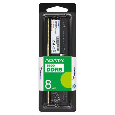 ADATA (SDADA-AD5U560GS) 8GB (1x 8GB) DDR5 5600 U-DIMM Memory, 5600MHz, CL46, 1.1V, Limited Lifetime Warranty in