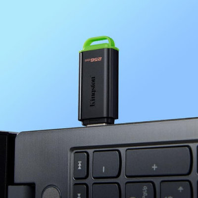 Kingston DataTraveler Exodia DTXG2/256GB USB Flash Drive, 256GB, USB 3.2 Gen 1, Green / Black, Snap-on Cap Design in Default
