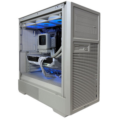 RETRO AMD Ryzen 7 7700X3D 8 Cores 4.5GHz RX 9070 XT Performance Gaming with 1TB NVMe SSD - Win 11 Home in Default