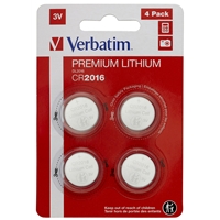 Verbatim CR2016 Battery Lithium 3V 4 Pack