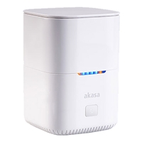 Akasa DuoDock MX AK-DK09U3-WHCM, Dual M.2 PCIe NVMe SSD Docking Station with Offline Clone, White