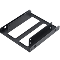 Akasa Dual 2.5 SSD / HDD Adapter Mount Fit 2 x 2.5&quot; in a 3.5&quot; bay