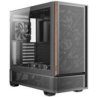 Antec P30 Air Mid-Tower ATX Gaming Case, High-Airflow Mesh Front, Support for 360 mm Radiator, Tempered Glass Side Panel, USB-C &amp; Five Pre-Installed Fans