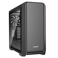 be quiet! Silent Base 601 Window Case, Black, Mid Tower, 2 x USB 3.2 Gen 1 Type-A / 1 x USB 2.0 Type-A, Tempered Glass Side WIndow Panel, 10mm Frontf, Top &amp; Side Sound-Dampening Mats, 2 x Pure Wings 2 140mm Black PWM Fans Included