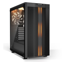 be quiet! Pure Base 500DX Case, Black, Mid Tower, 1 x USB 3.2 Gen 1 Type-A / 1 x USB 3.2 Gen 2 Type-C, Tempered Glass Side Window Panels, 3 x Pure Wings 2 140mm Black PWM Fans Included, ARGB LED Lighting Front Mesh Panel