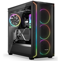 be quiet! Shadow Base 800 FX ARGB Black Mid Tower Chassis, Addressable RGB LEDs, 4x 140mm Fans, mITX/mATX/ATX/EATX