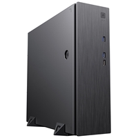 CiT S506 Case, Home &amp; Business, Black, Slim Desktop Chassis, 2 x USB 3.0 / 1 x USB 2.0, Full Tool-Less Design, Micro ATX, Mini-ITX, TFX PSU Form Factor Required