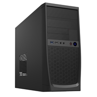 CiT Elite Micro Tower 1 x USB 3.0 / 1 x USB 2.0 Black Case with 500W PSU