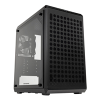 Cooler Master MasterBox Q300L V2, Black, Mini Tower /w Tempered Glass Window, 1x 120mm Fans, USB 3.2, mITX/mATX