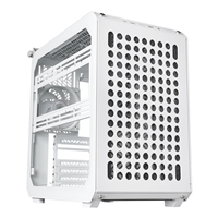 Cooler Master Qube 500 Flatpack, White, Modular Mid-Tower w/ Tempered Glass Window, E-ATX/ATX/MicroATX/Mini-ITX