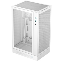 DeepCool CH270 Digital Micro-ATX Case, Mini-Tower PC Case with Tempered Glass Side Panel, USB-C Port, High Airflow Support for 360mm Radiator, ATX PSU, White
