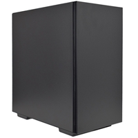 DeepCool MACUBE 110 Case, Home &amp; Business, Black, Micro Tower, 2 x USB 3.0, Solid Side Panel, Micro ATX, Mini-ITX