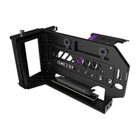 Cooler Master Vertical Graphics Card Holder Kit V3 Black Version, 165mm PCIe 4.0 x16 Riser Cable Included, Compatible with ATX &amp; Micro ATX Cases, Toolless Adjustable Design, Premium Materials with 42% Increased Durability