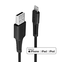 Lindy 3m USB to Lightning Cable, Black