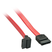 Lindy 0.5m SATA Internal Cable 7 Pin To 90 Deg 7Pin