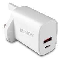 LINDY 73416 20W USB Type A &amp; C Charger