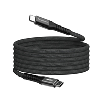 Verbatim (31859) Sync &amp; Charge USB-C to USB-C 60W Magnetic Cable 120cm Black, Supports PD 3.0 and QC 3.0