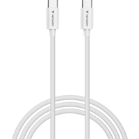 Verbatim (32409) Essentials Sync &amp; Charge 3m USB-C to C Cable, 100W PD, 480Mbps, USB Power Delivery 3.0 Supports Up To 100W Fast Charging