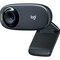 Logitech C310 HD Webcam, HD 720p/30fps, Widescreen HD Video Calling, HD Light Correction, Noise-Reducing Mic, For Skype, FaceTime, Hangouts, WebEx, PC/Mac/Laptop/Macbook/Tablet, Black