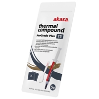 AKASA AK-T565-5G T5 Pro-Grade+ Thermal Compound Syringe, 5g, Grey, Ultra-Performance with Hybrid Silicone &amp; Nano-Diamond Particles, Non-Curing, Non-Electrically Conductive, Includes Spreader &amp; Cleaning Wipes