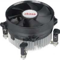 Akasa AK-CCE-7104EP Intel Socket 92mm PWM 3000RPM Black Fan CPU Cooler