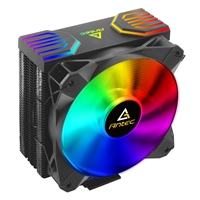 ANTEC FrigusAir 400 ARGB Fan CPU Cooler, Universal Socket, 120mm PWM Addressable RGB LED Fan, 1600RPM, Direct Touch Heat Pipes, Individual ARGB Controller Included