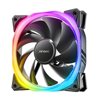 Antec Fusion 120mm ARGB, Black, Upto 2000RPM, 57.93CFM Airflow, 31.24dB Max, 4-pin PWM 3-pin LED