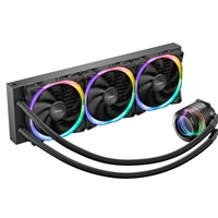 ANTEC Vortex 360 ARGB AiO Liquid CPU Cooler, Universal Socket, 360mm Radiator, PWM 2000RPM Fusion ARGB Cooling Fans, Addressable RGB LED Lighting with Suspended Spiral Pump Head Design