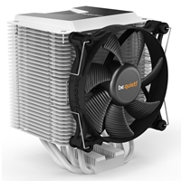 be quiet! Shadow Rock 3 White Fan CPU Cooler, Universal Socket, Shadow Wings 2 120mm PWM Black Cooling Fan, 1600RPM, 5 Heat Pipes, 190W TDP, Intel LGA 1700 &amp; AMD AM5