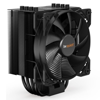 be quiet! Pure Rock 2 Black Fan CPU Cooler, Universal Socket, Pure Wings 2 120mm PWM Black Cooling Fan, 1500RPM, 4 Heat Pipes, 150W TDP, Asymmetrical Construction to Avoid Blocking Memory Slots, Intel LGA 1700 &amp; AMD AM5 Compatible