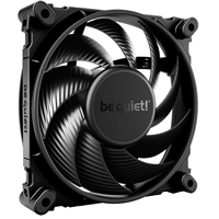 be quiet! Silent Wings 4 Black Fan, 120mm, 1600RPM, 3-Pin Fan Connector, Black Frame, Black Blades, Optimized Fan Blades for High End Performance, 2 Mounting Options