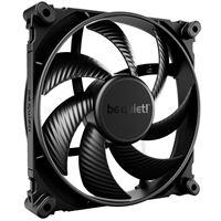 be quiet! Silent Wings 4 PWM High Speed Black Fan, 140mm, 1900RPM, 4-Pin PWM Fan Connector, Black Frame, Black Blades, Optimized Fan Blades for High End Performance, 2 Mounting Options