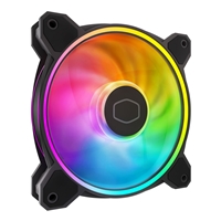 Cooler Master MasterFan 120mm MF120 Halo2, 7 Blade, PWM, Addressable RGB LEDs, Single Fan Pack