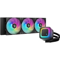 DeepCool LE360 V2 360mm Liquid CPU Cooler, Triple 120mm ARGB Fans, Anti-Leak Tech, Quiet High-Performance Pump, Compatible with Intel &amp; AMD Sockets